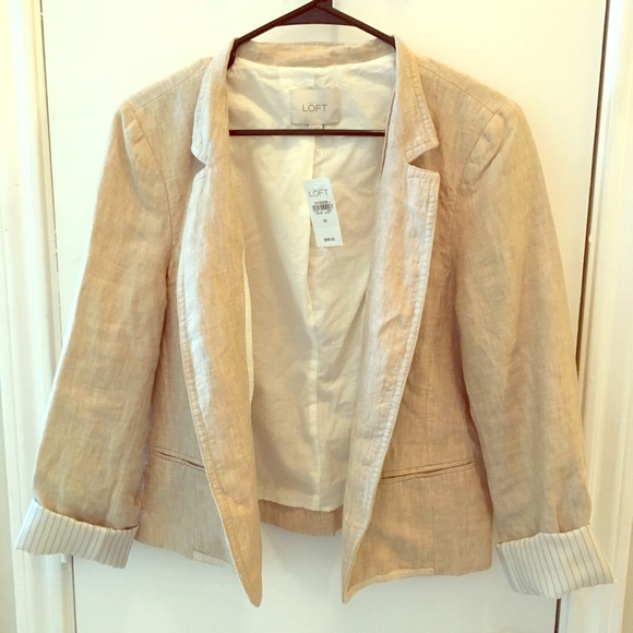 LOFT Jackets & Blazers - Lightweight wheat blazer